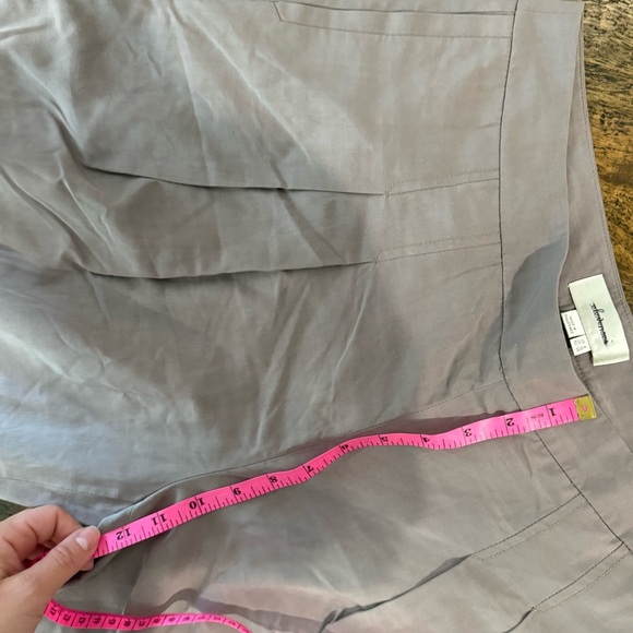 Anthropologie Elevenses Women's Wide Leg Tan Pants - Picture 6 of 9